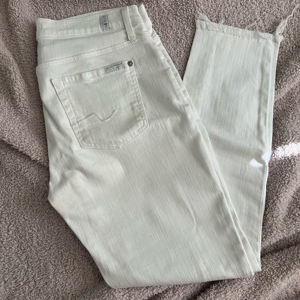7 For All Mankind Roxanne High Waist Ankle Skinny Jeans
